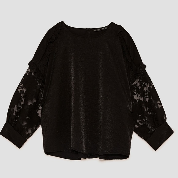 Zara new Contrast top, BNWT - Picture 3 of 3